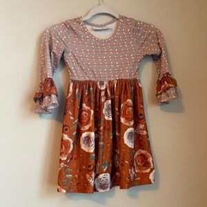 4/$22 Charming Kids Dress with Floral Design
